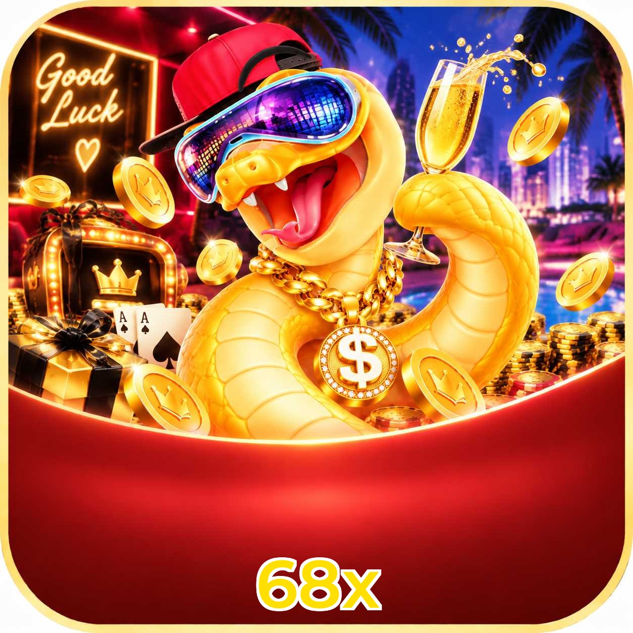 68x